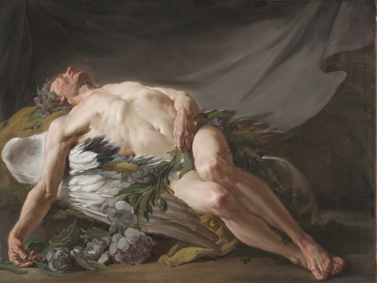 Sen, ok. 1771 (olej na płótnie) autorstwa Jean Bernard Restout