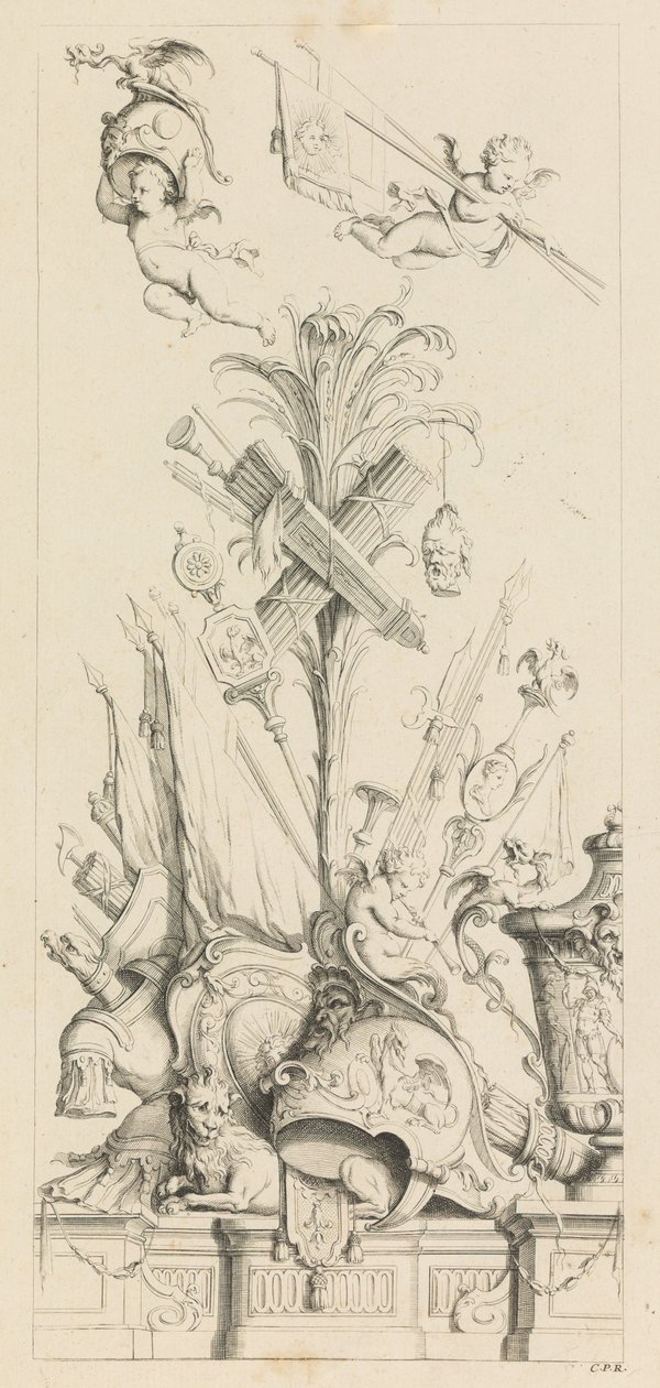 Trofea nowo wynalezione przez J.B. Toro., 1716., 1716. autorstwa Jean Bernard Toro