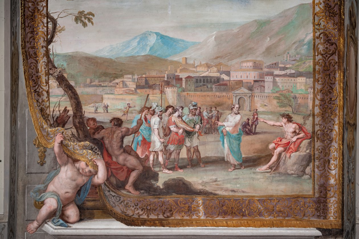Bachus, Likurg i Hermes Trismegistus autorstwa Jean Boulanger