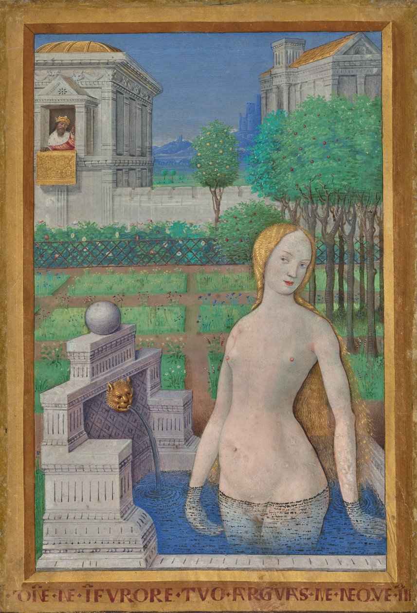 Karta z „Godzinnika Ludwika XII” autorstwa Jean Bourdichon
