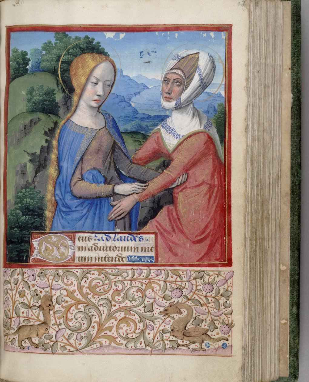 Księga Godzin Nawiedzenia, 1485-1499 autorstwa Jean Bourdichon