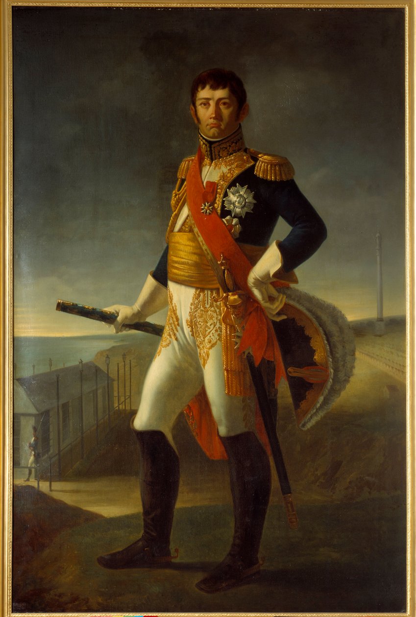 Pełnowymiarowy portret Nicolasa Soulta (1769-1851) marszałka Francji, księcia Dalmacji. Obraz Jeana Broca (1780-1850) autorstwa Jean Broc