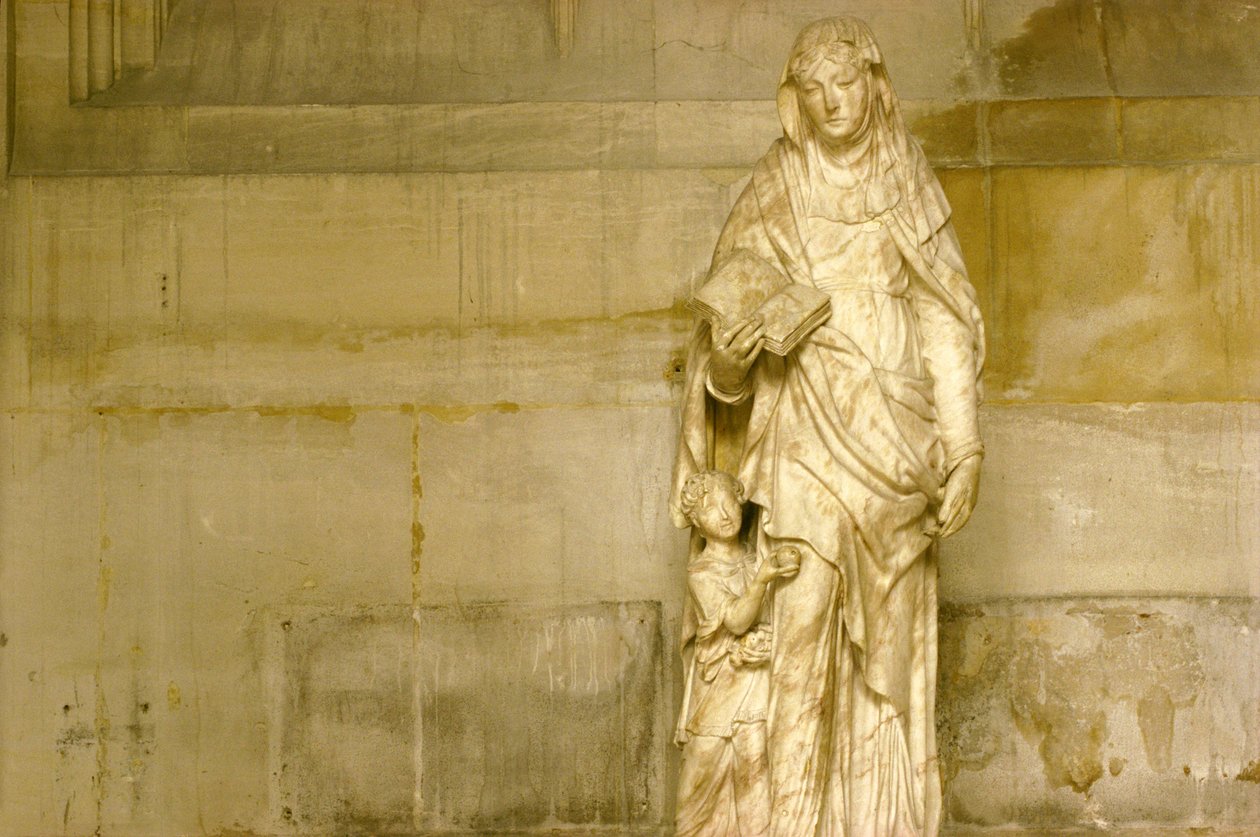 Św. Anna i jej córka Dziewica Maryja (marmur) (patrz także 248121 i 248123) autorstwa Jean Bullant