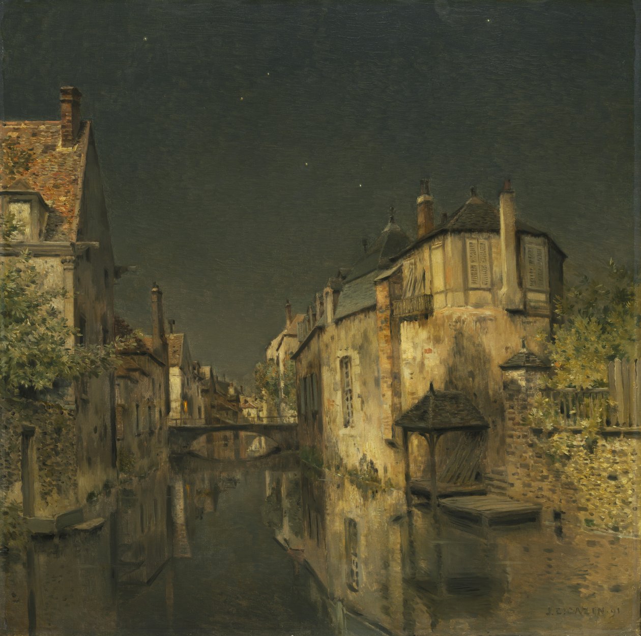 Północ 1891 roku. autorstwa Jean Charles Cazin