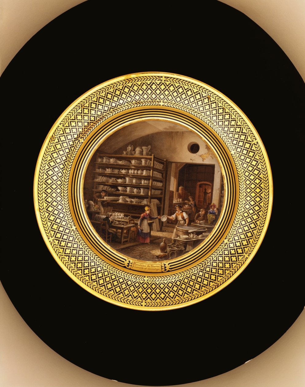 porcelana Sevres, ok.1820-35 (porcelana) autorstwa Jean Charles Develly