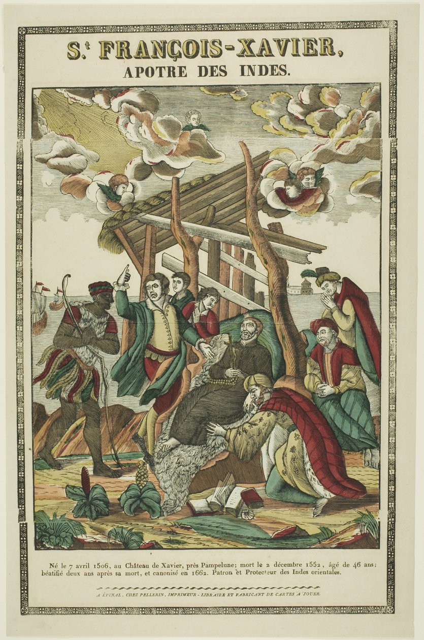 Święty Franciszek Ksawery, Apostoł Indii autorstwa Jean Charles Pellerin