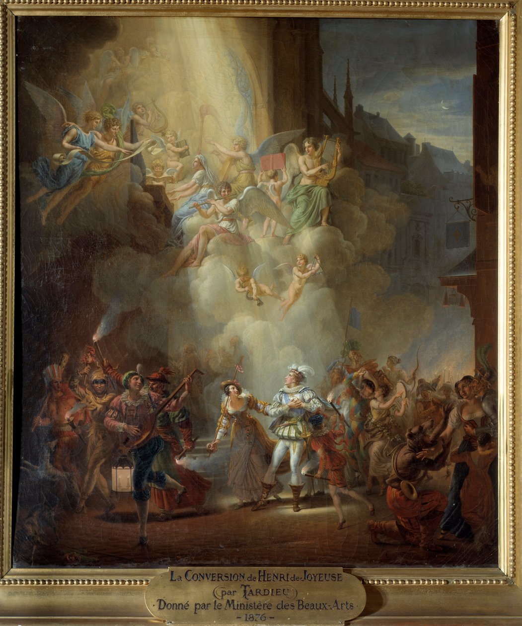 Nawrócenie Henri de Joyeuse (1567-1608) autorstwa Jean Charles Tardieu
