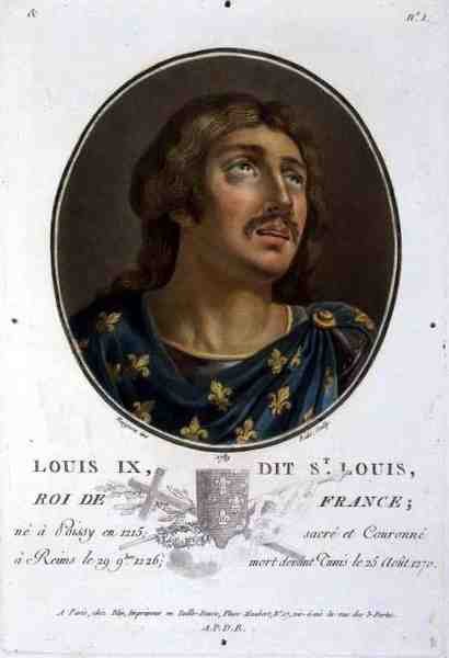 Portret Ludwika IX, zwanego 