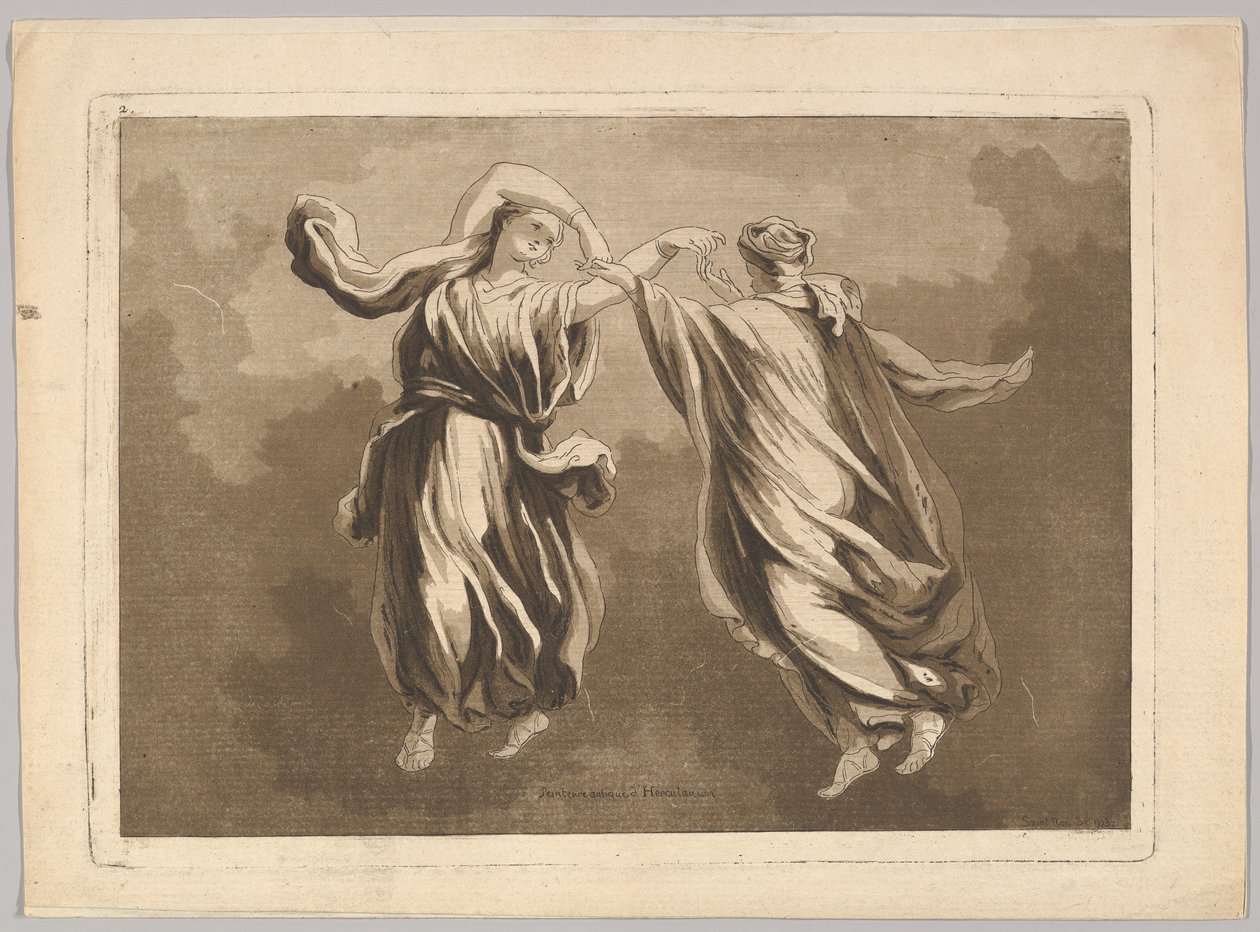 Wybrane fragmenty z najciekawszych obrazów i obrazów pal..., XVIII w. autorstwa Jean Claude Richard Saint Non