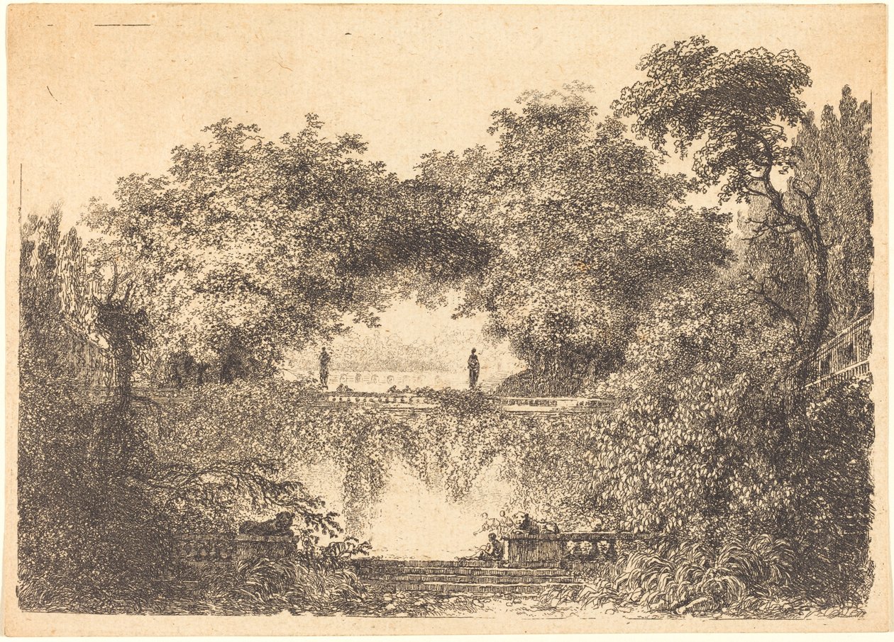 Mały Park autorstwa Jean Claude Richard de Saint Non after Jean Honoré Fragonard