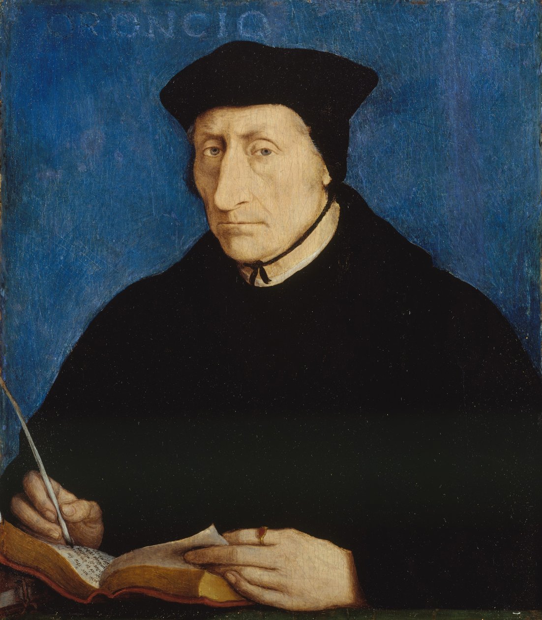 Guillaume Budé, ok.1536 (olej na drewnie) autorstwa Jean Clouet