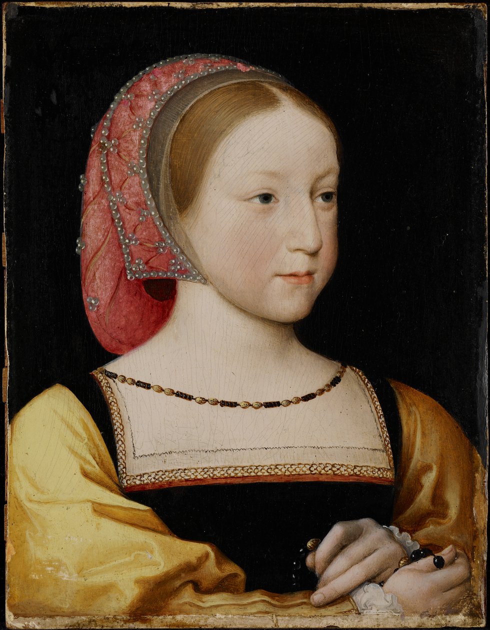 Portret Charlotte z Francji autorstwa Jean Clouet
