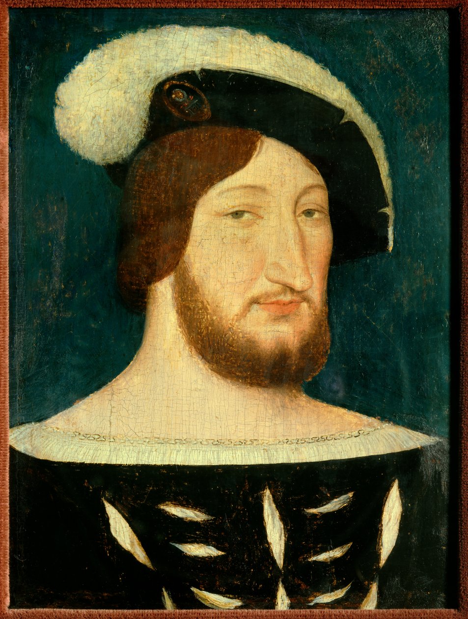 Portret Franciszka I (1494 - 1547), króla Francji. Obraz Jeana Cloueta (1485-1541) autorstwa Jean Clouet