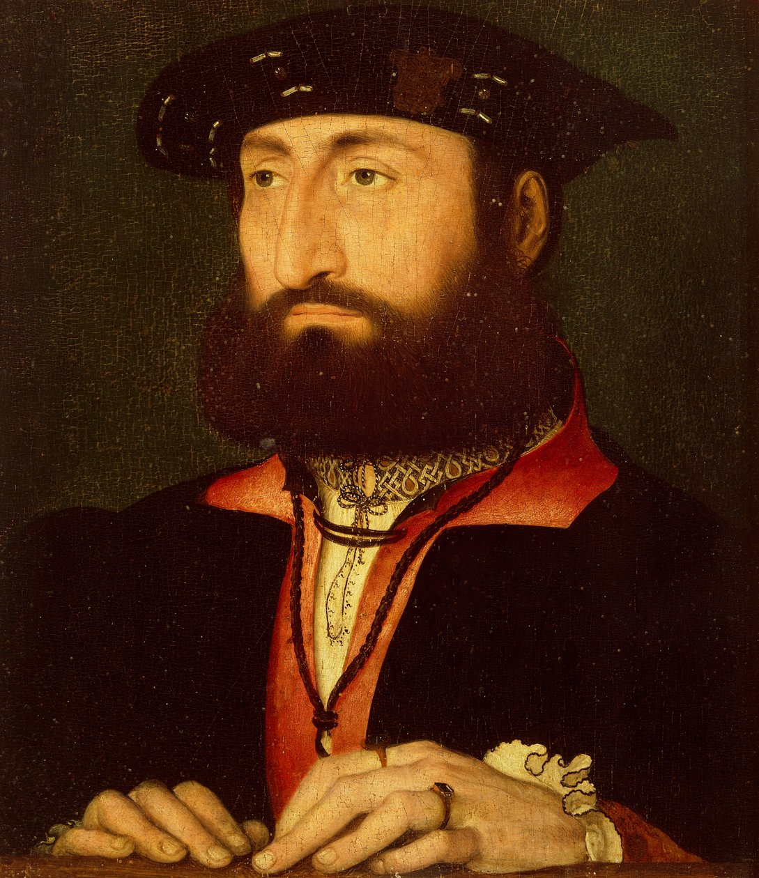 Portret Ludwika z Kleve, hrabiego Nevers — Jean Clouet autorstwa Jean Clouet
