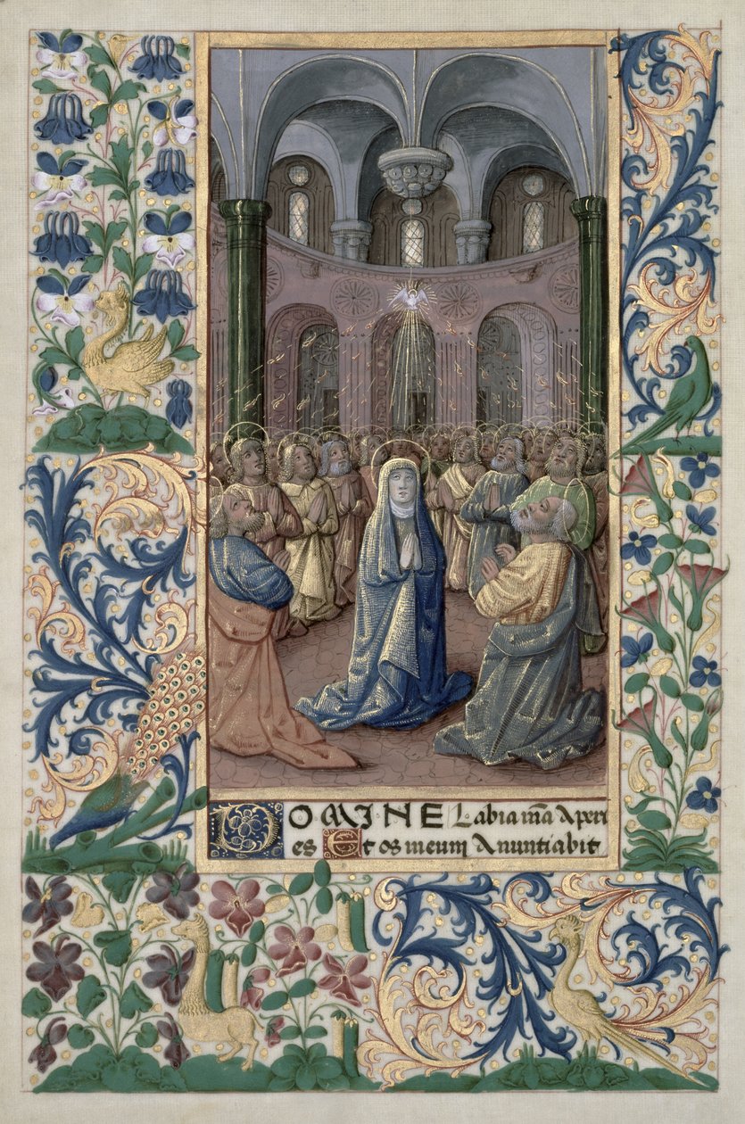 Pani Lat. Q.v.I.126 f.86v Pięćdziesiątnica, z 
