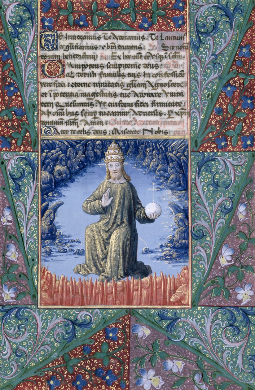 Pani Lat. Q.v.I.126 f.89 Chrystus w majestacie, z 