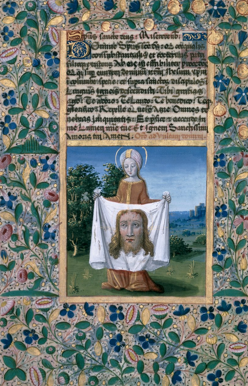 Pani Lat. Q.v.I.126 f.90v Św. Weronika, z 