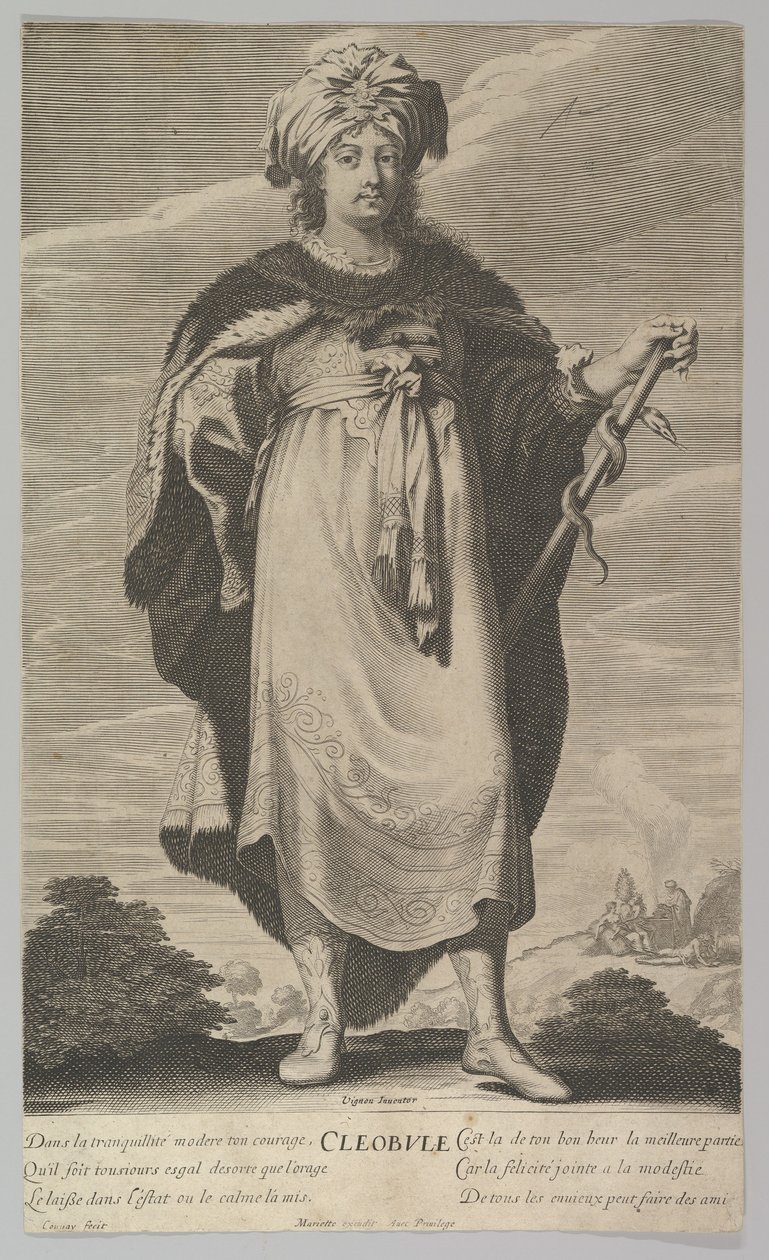 Cleobule, ca. 1639-40 autorstwa Jean Couvay
