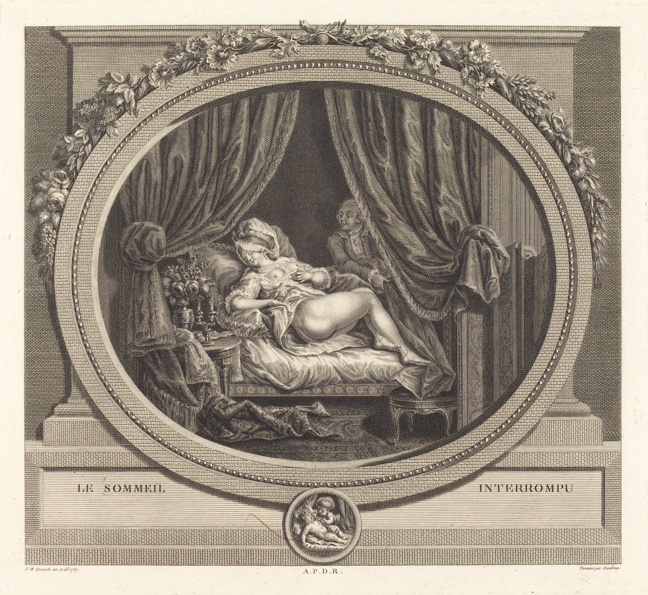 Przerwany sen autorstwa Jean Dambrun after François Marie Isidore Queverdo