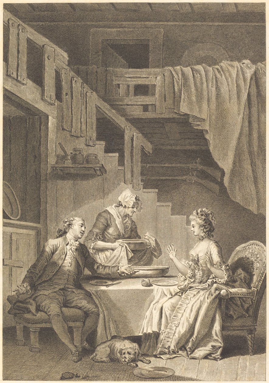 Sokół autorstwa Jean Dambrun and Jean Baptiste Tilliard after Jean Honoré Fragonard