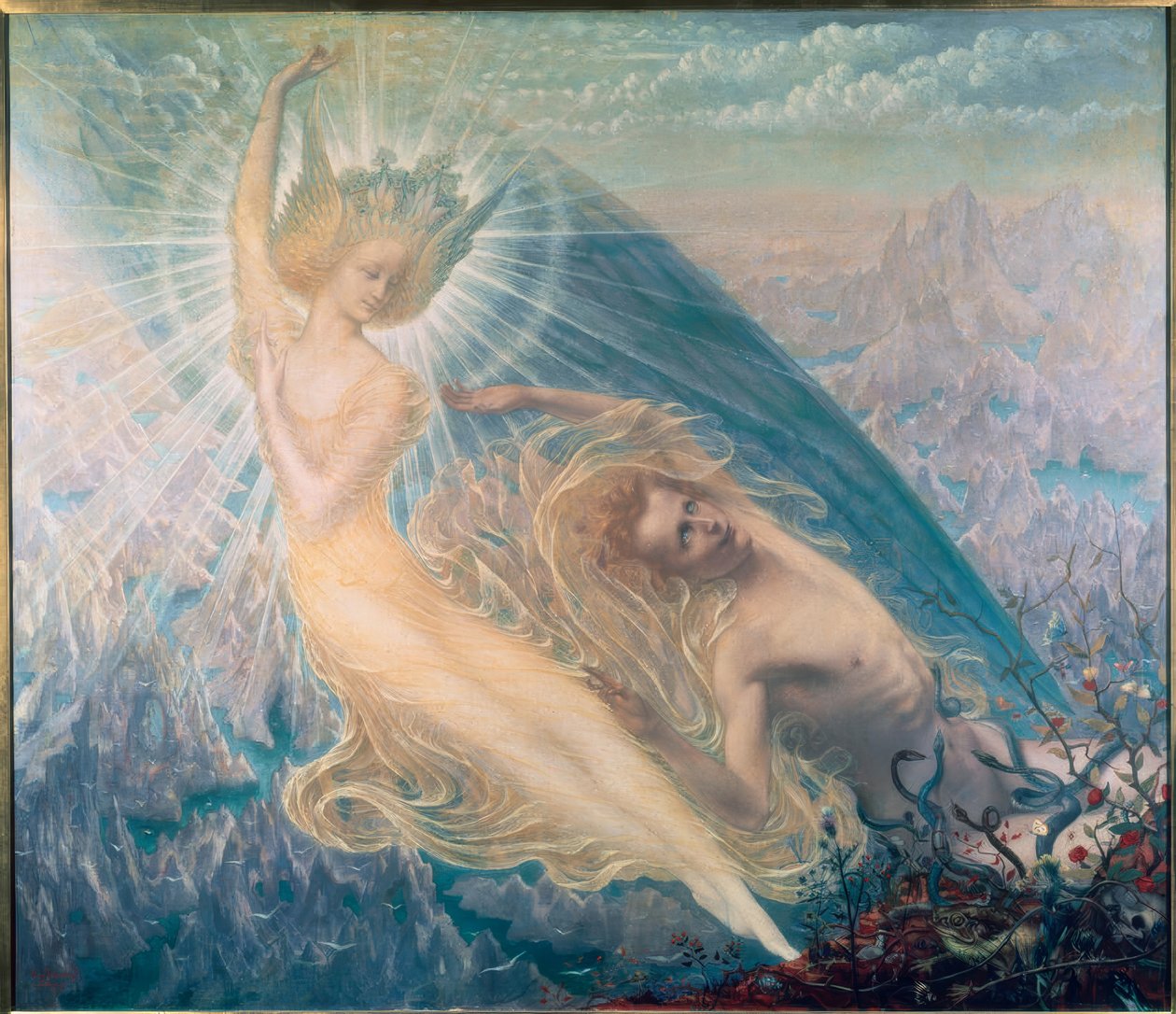 Anioł Przepychu autorstwa Jean Delville