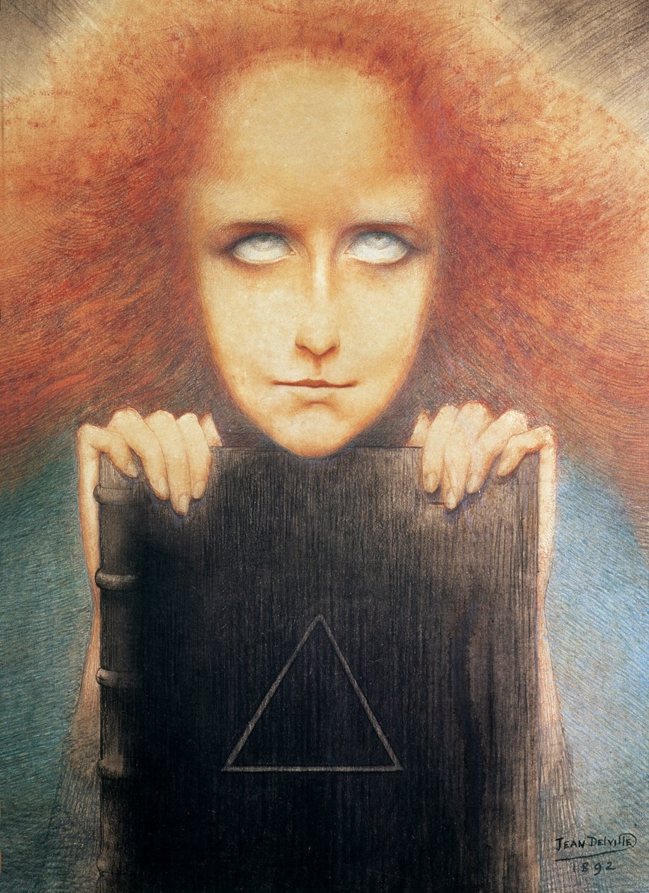 Portret pani Stuart Merill autorstwa Jean Delville