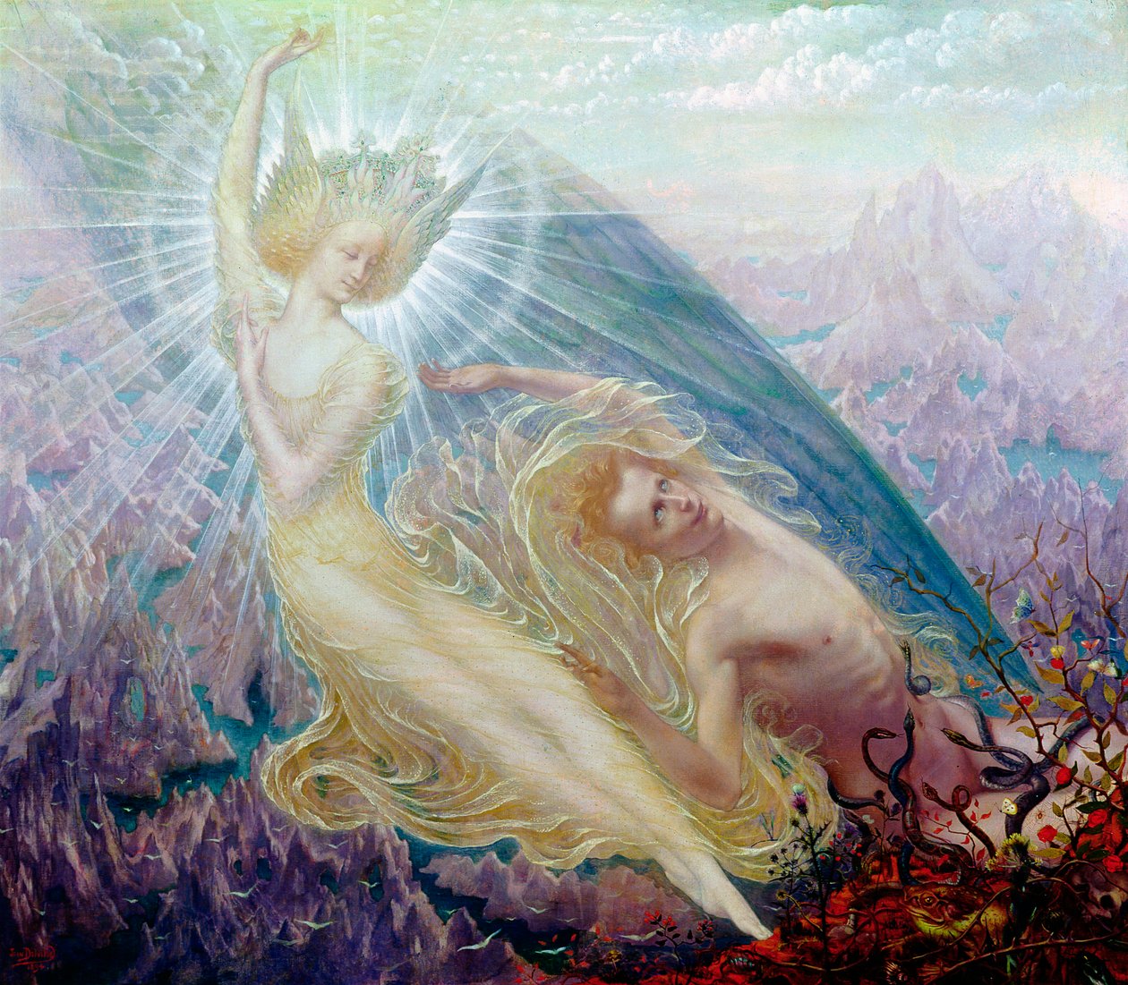 Anioł Przepychu autorstwa Jean Delville