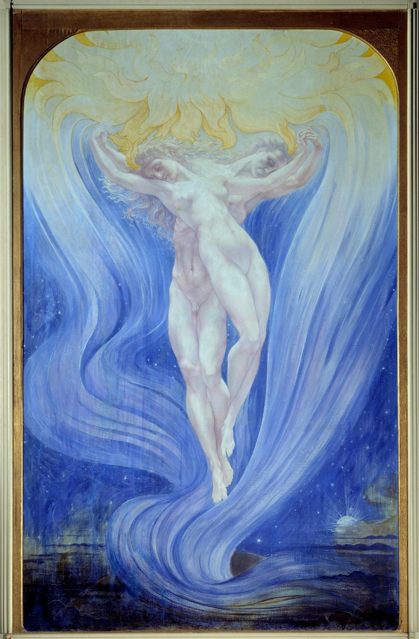 Miłość dusz autorstwa Jean Delville