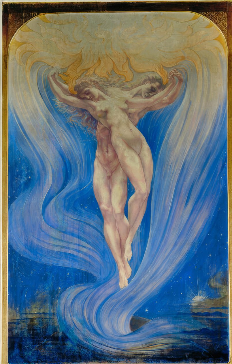 Miłość dusz autorstwa Jean Delville