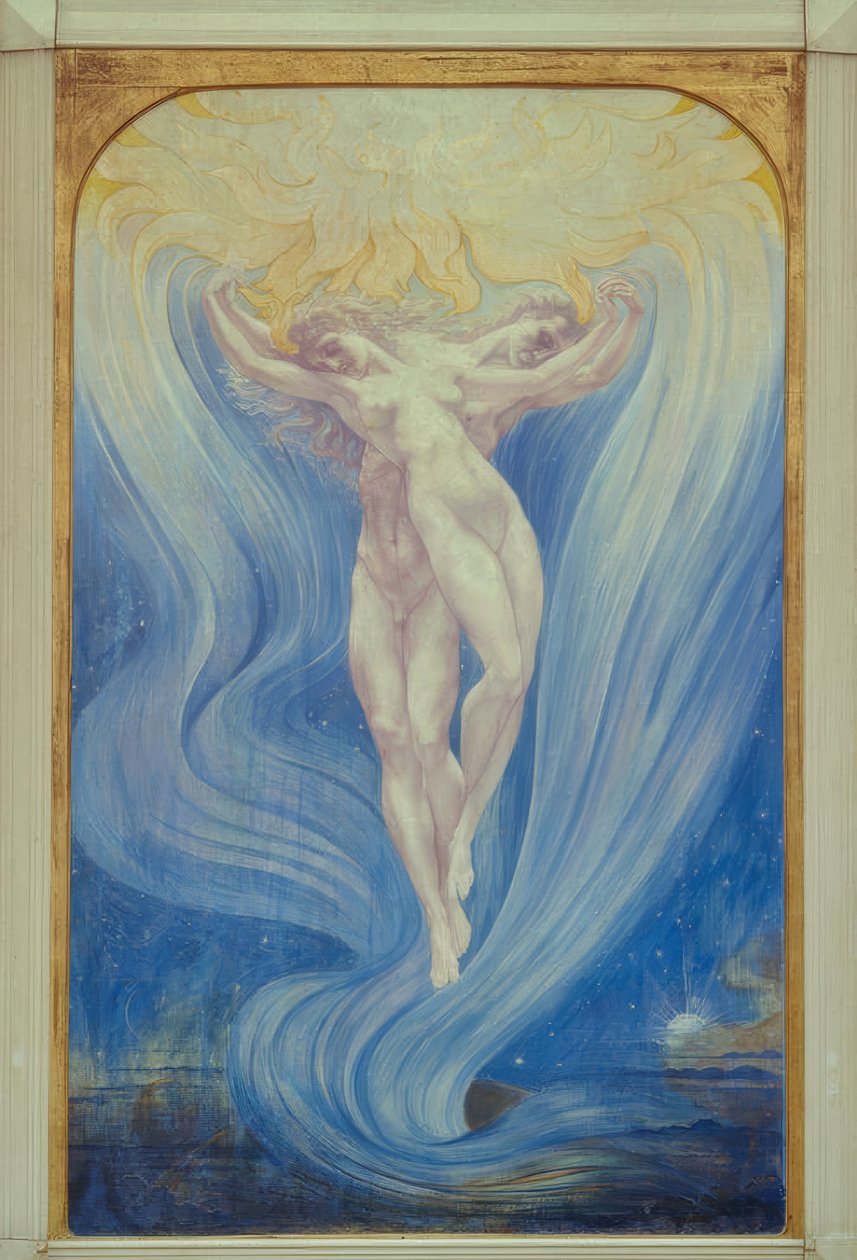 Miłość dusz autorstwa Jean Delville