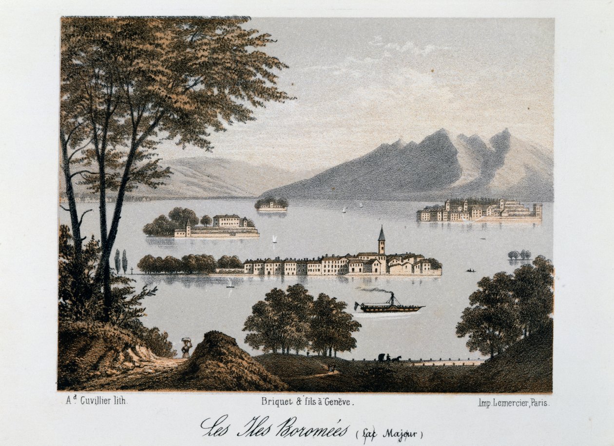 Borromean saaret (Lake Maggiore) puola autorstwa Jean Dubois