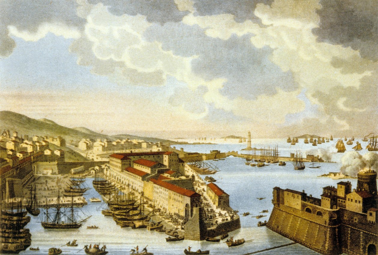 Valletta, Malta autorstwa Jean Duplessi Bertaux