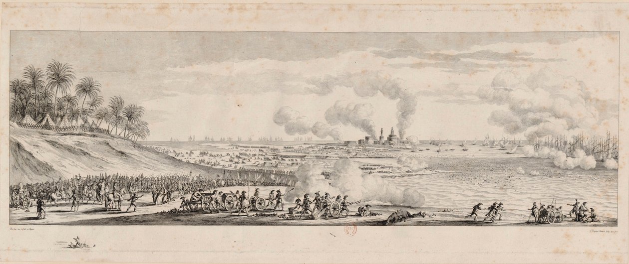Bitwa pod Aboukir, 25 lipca 1799, 1802. autorstwa Jean Duplessis Bertaux