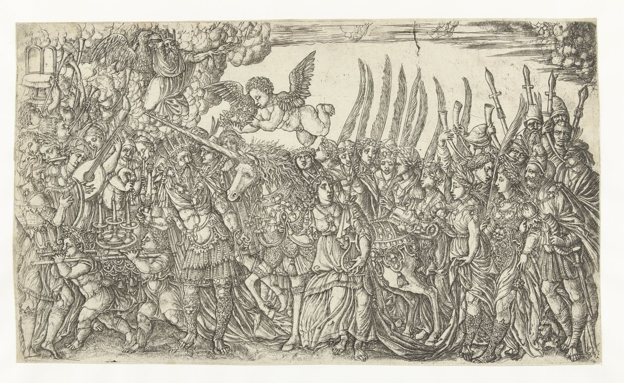 De triomf van de eenhoorn De eenhoorn (series title)   1369703   pl       polish Successfully Translated  Original: Minerva chasing the vices from the garden of virtue, c1502 Translat: 