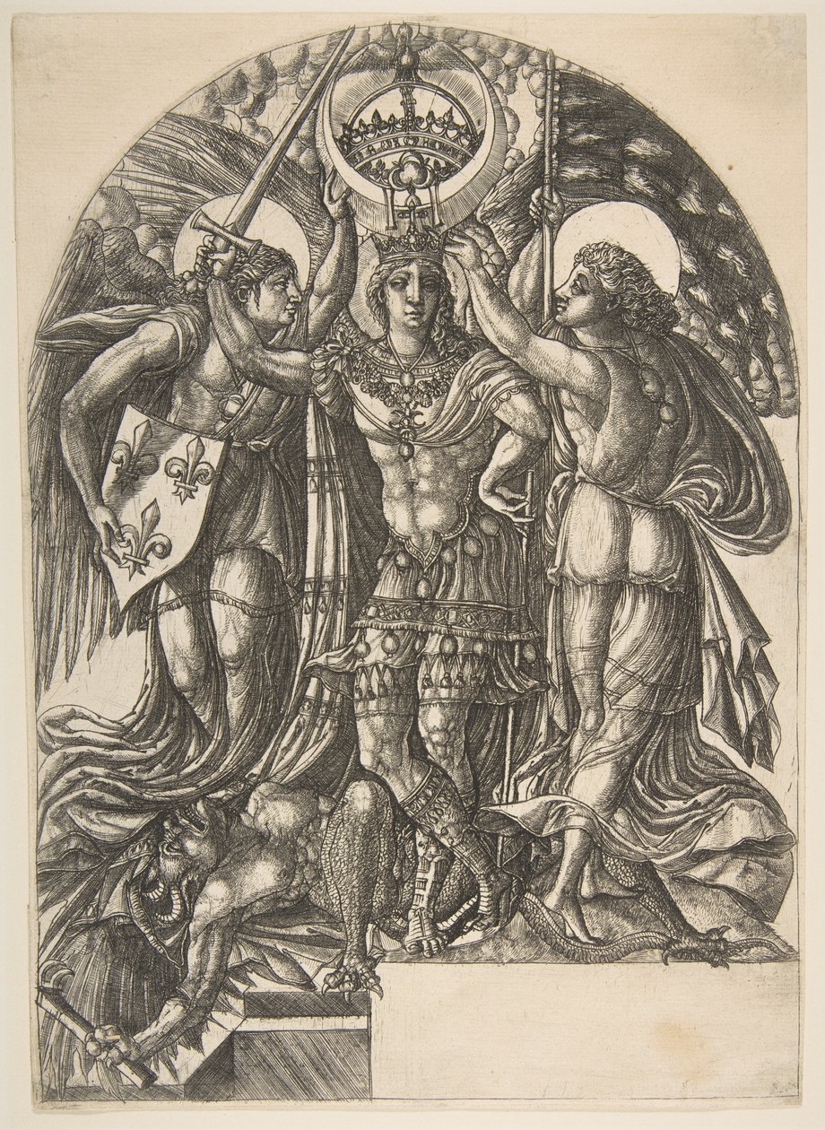 Henryk II, król Francji, Między Francją a Sławą, ca. 1548. autorstwa Jean Duvet