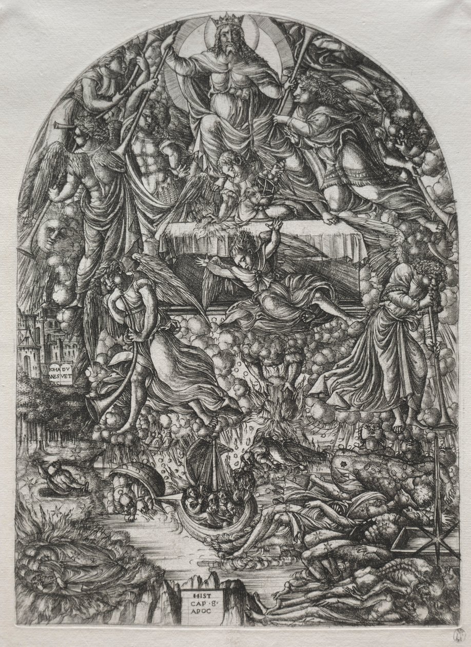 Apokalipsa: otwarcie siódmej pieczęci, 1561. autorstwa Jean Duvet