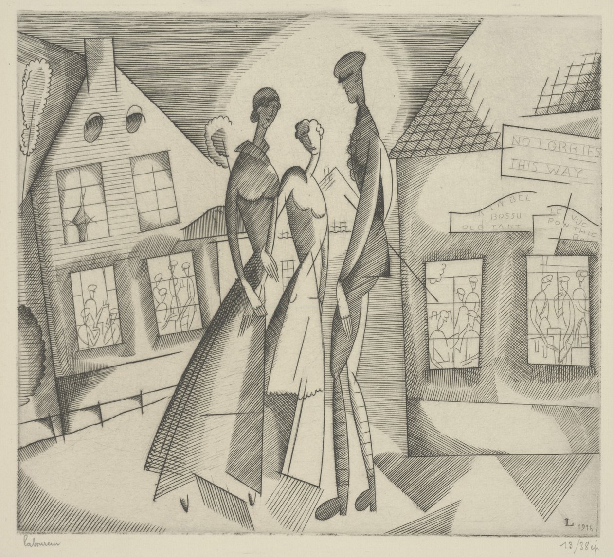 Wieczór na wsi autorstwa Jean Emile Laboureur