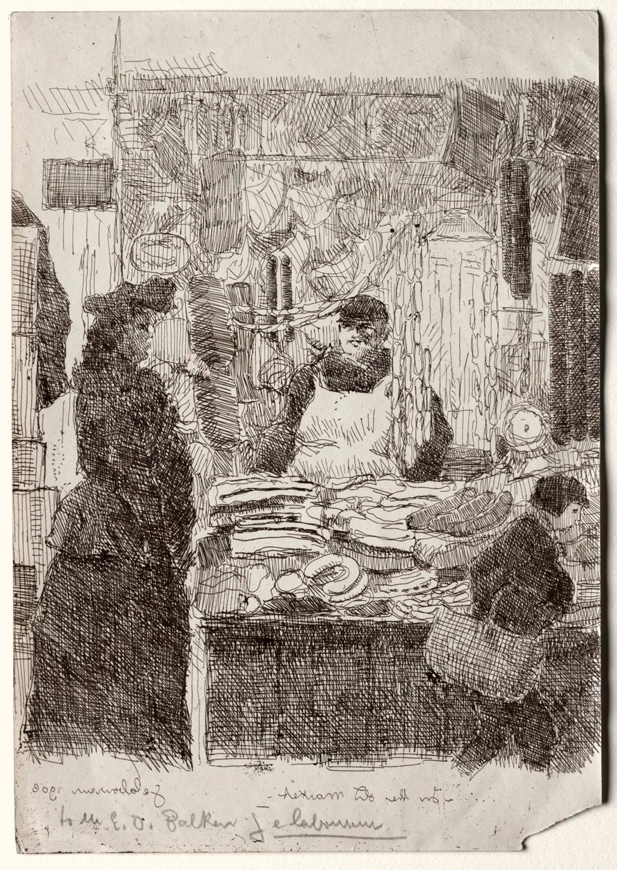 Na Starym Rynku autorstwa Jean Emile Laboureur
