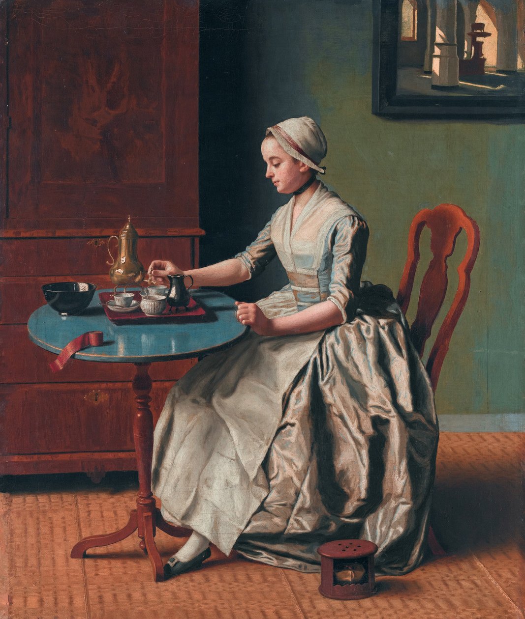Holenderska dziewczyna przy śniadaniu autorstwa Jean Étienne Liotard