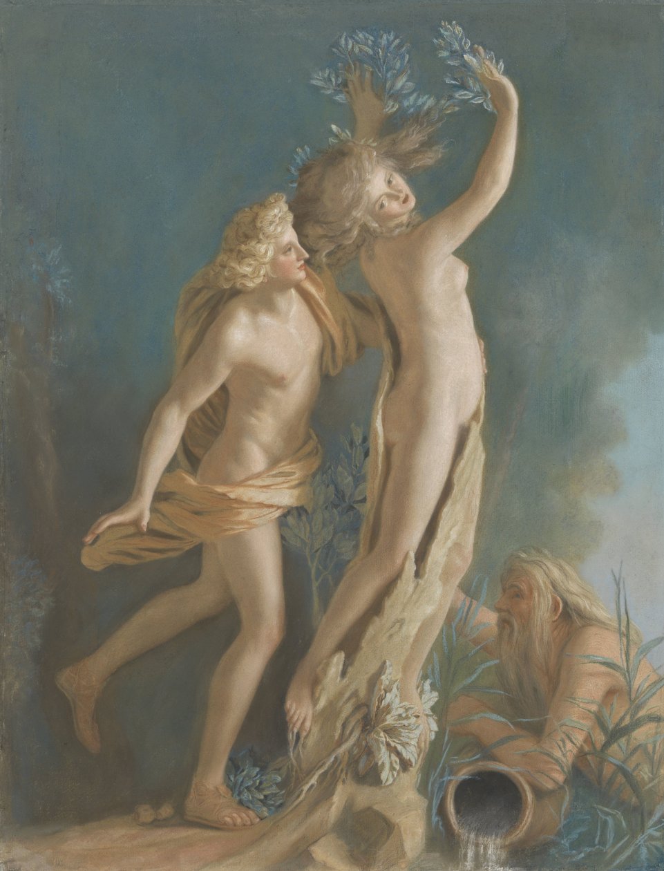 Apollo i Daphne, po Marmurowej Grupie Lorenzo Berniniego w Galerii Borghese w Rzymie Apollo i Daphne, po Marmurowej Grupie Lorenzo Berniniego w Galerii Borghese w Rzymie autorstwa Jean Étienne Liotard