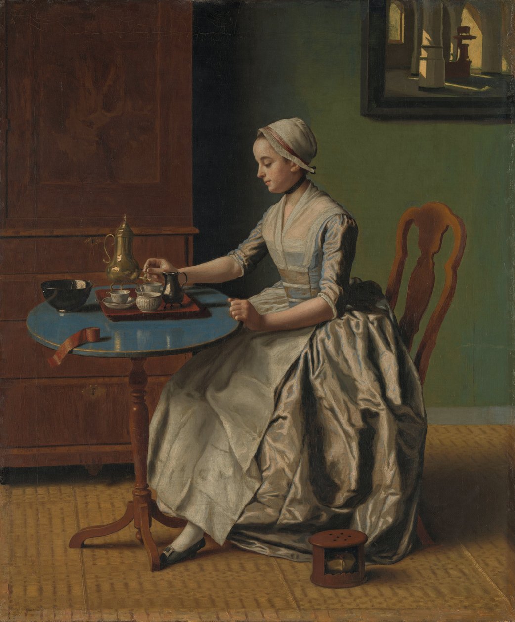 Holenderska dziewczyna przy śniadaniu autorstwa Jean Étienne Liotard