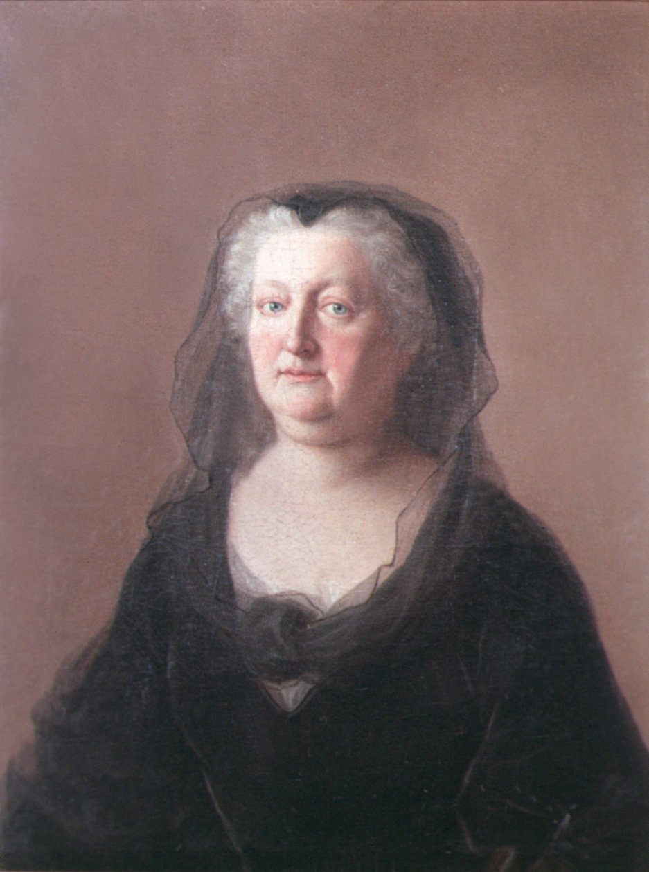 Elżbieta Krystyna Braunschweig-Wolfenbuettel Cesarzowa Niemiec (1691-1750) żona cesarza Świętego Rzymu Karola VI 1685-1740) 174344 autorstwa Jean Étienne Liotard