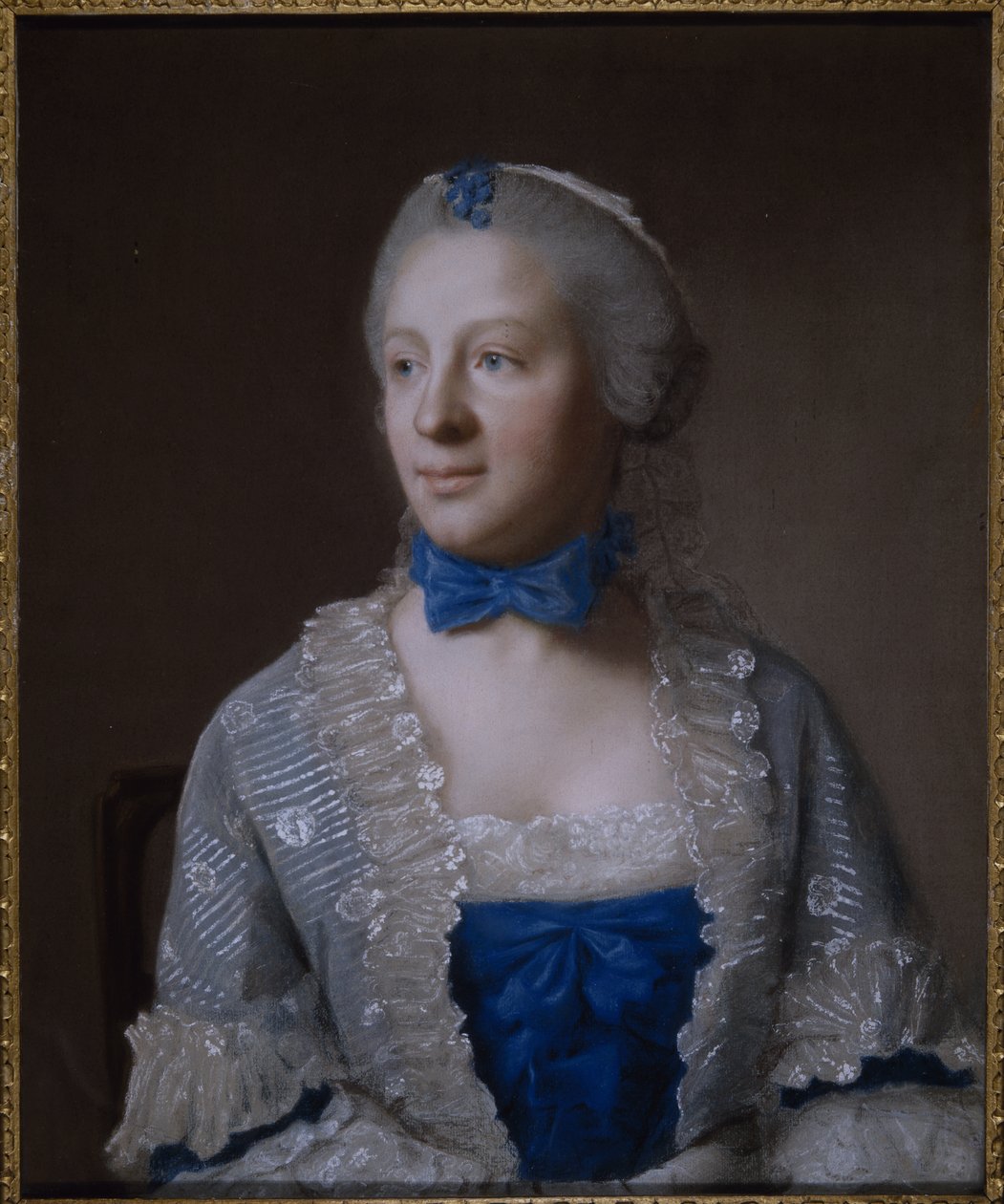 Eva Marie Veigel (pastel na papierze) autorstwa Jean Étienne Liotard