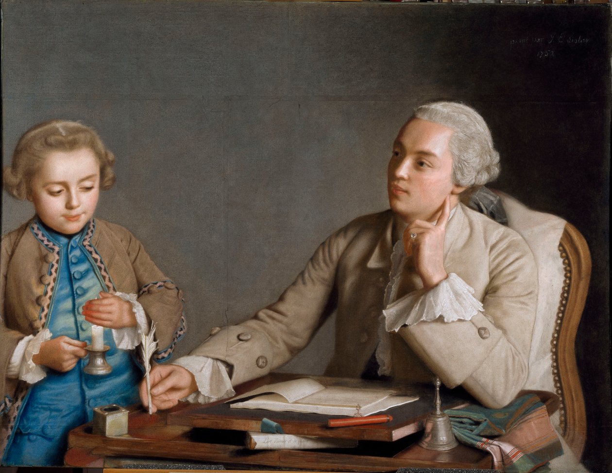LÉcriture Pismo, 1752. autorstwa Jean Étienne Liotard