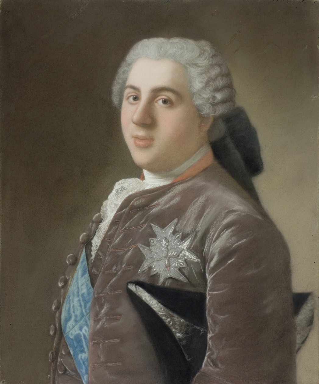 Louis de Bourbon, Delfin Francji Portret Louis de Bourbon (1729-65), Delfin Francji autorstwa Jean Étienne Liotard