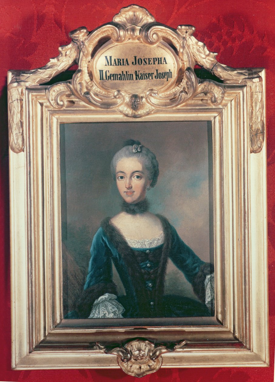 Maria Józefa Bawarska druga żona Józefa II (1741-90) Świętego Cesarza Rzymskiego autorstwa Jean Étienne Liotard