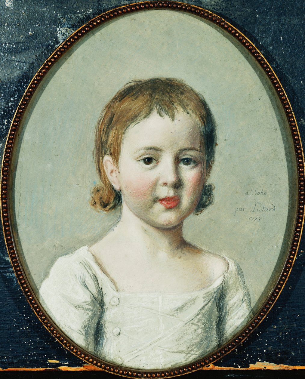 Portret Matthew Robinsona Boultona, długość biustu w wieku 3 autorstwa Jean Étienne Liotard