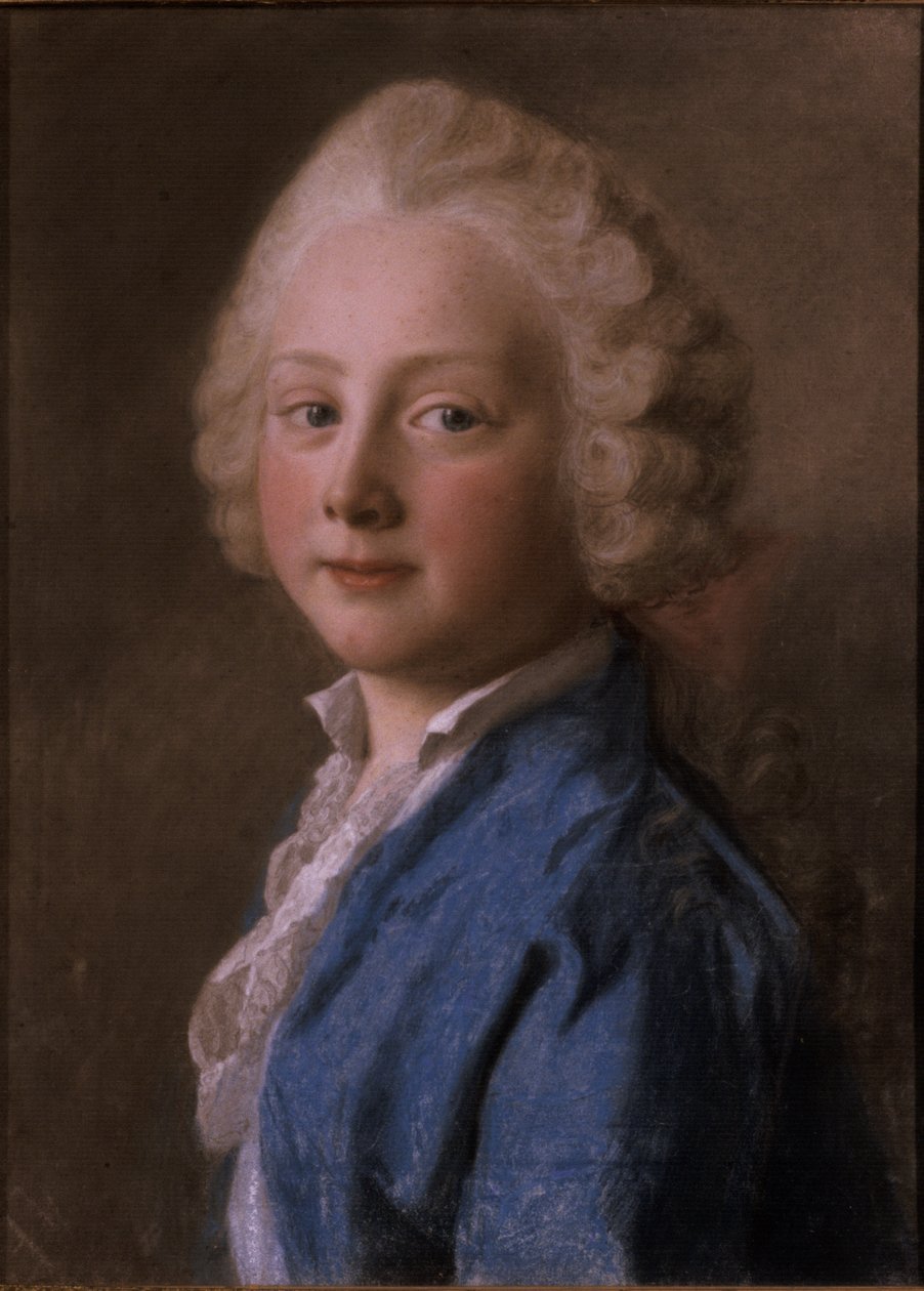 Portret księcia Fryderyka Saxe-Gotha-Altenburg, 1746 (pastel) autorstwa Jean Étienne Liotard