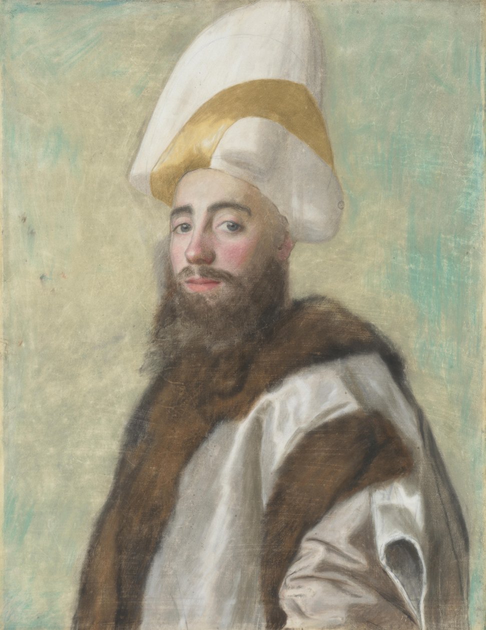 Portret wielkiego wezyra, ca. 1740 autorstwa Jean Étienne Liotard