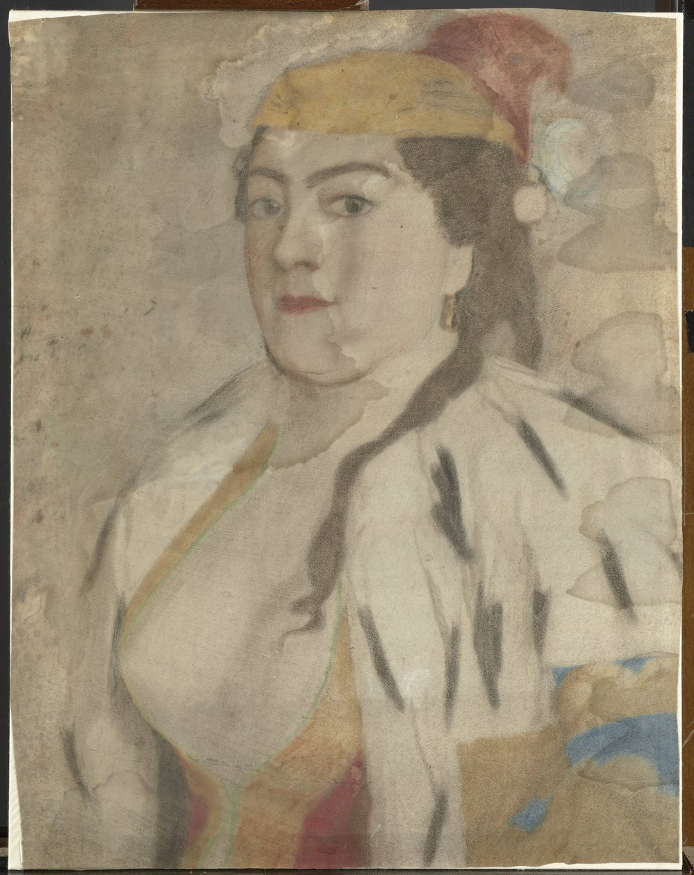 Portret nieznanej kobiety ze Stambułu autorstwa Jean Étienne Liotard